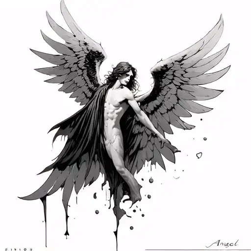 Angelo Fallen With Torn Wings