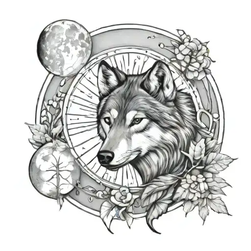 Wolf Ululate To Moon Phase