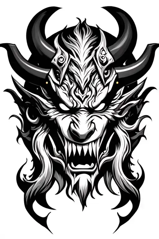 Mask Oni Demon Mask