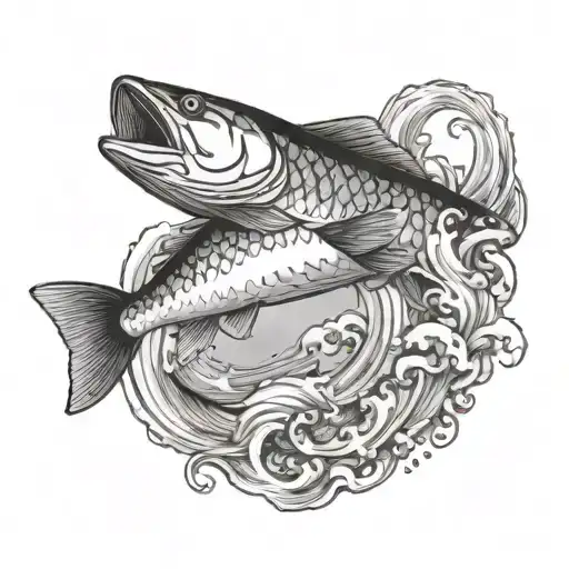 King Salmon Jumping