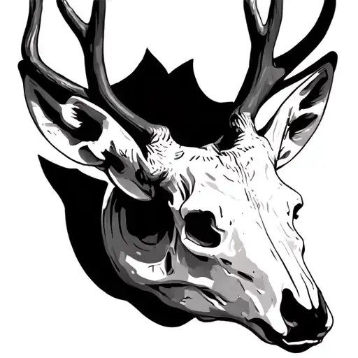 Deer Skull Soft Shading