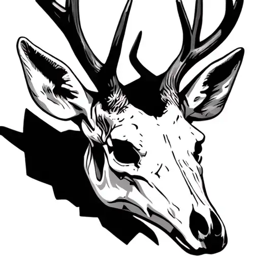Deer Skull Soft Shading