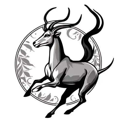 Springbok Jumping Ornamental