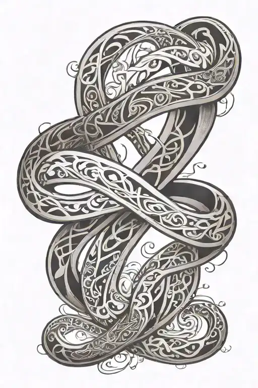 Infinity Symbol With Name Written Inside