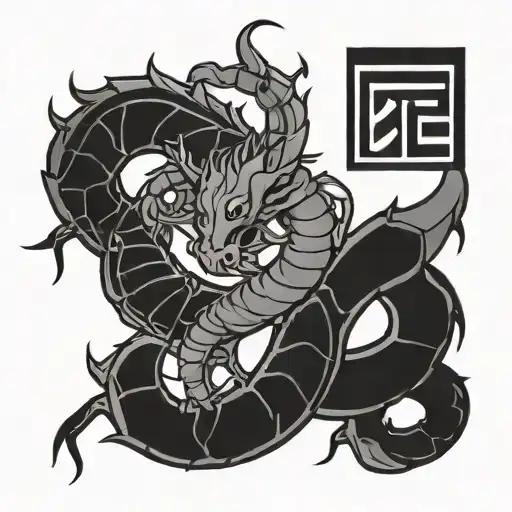 Korean Scorpio Zodiac Symbol