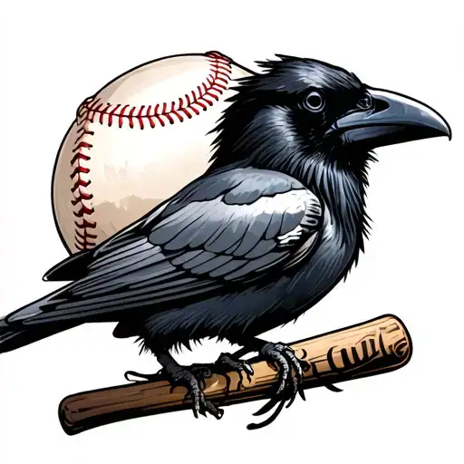 Baseball Raven