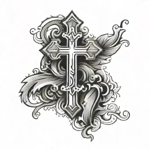 Small Cross Design For Men