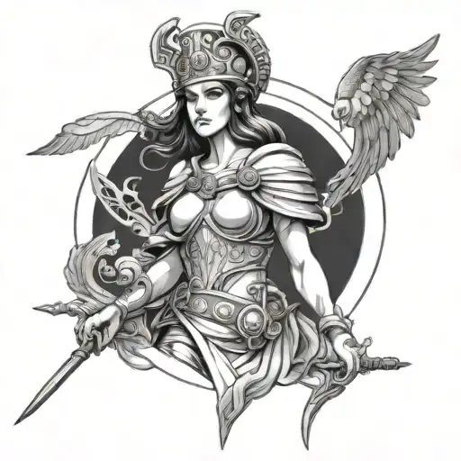 Vi From Arcane As Athena