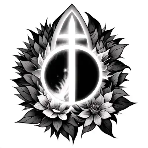 Religous Tattoo Design Arm Sleeve