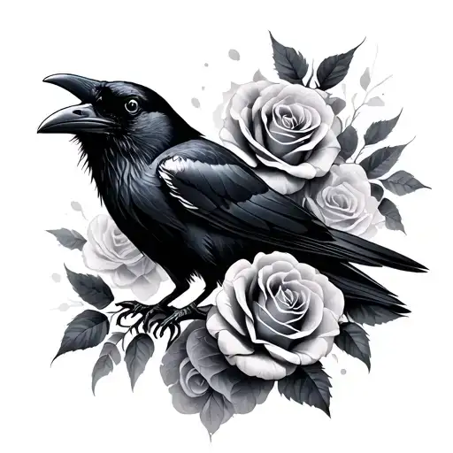 Raven Roses