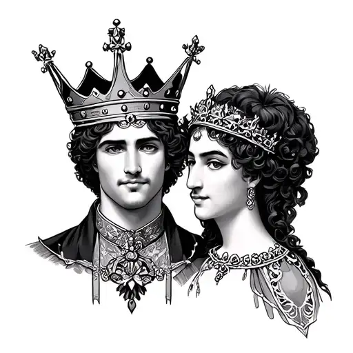 Crown King And Queen