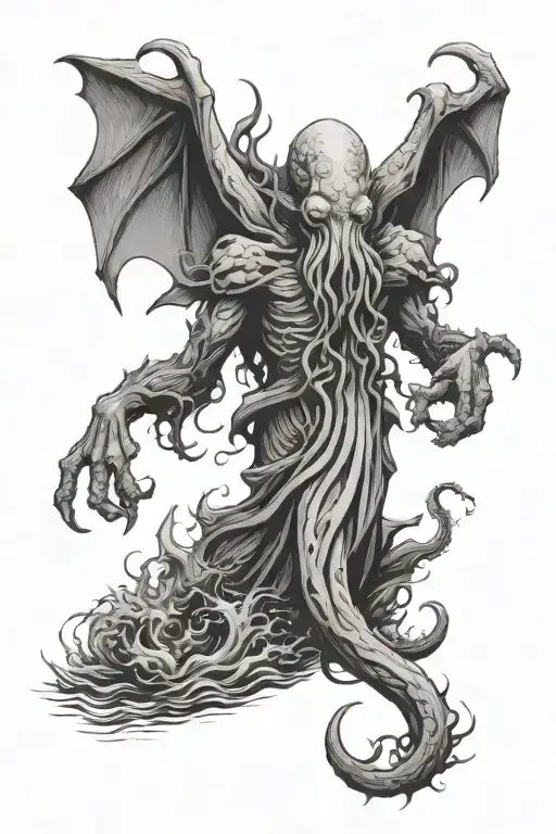 Cthulhu Emerging From The Sea
