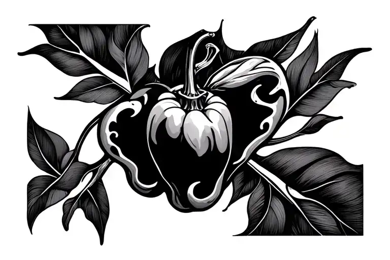 Geometry Flame Pepper