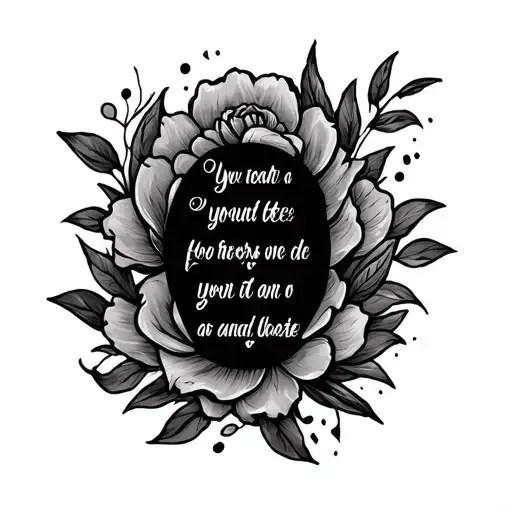 Some Sort Of Song Lyric Text On Spine
