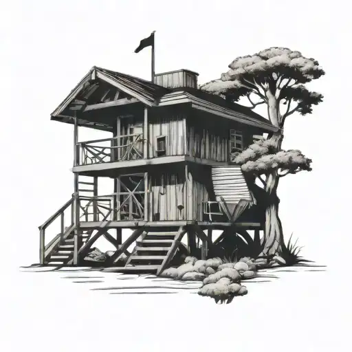 Lifeguard Tower Treehouse