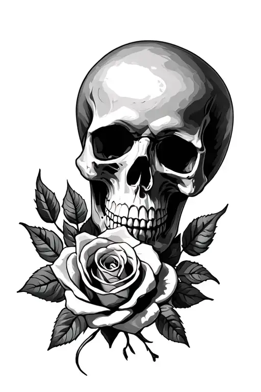 Skull And Roses