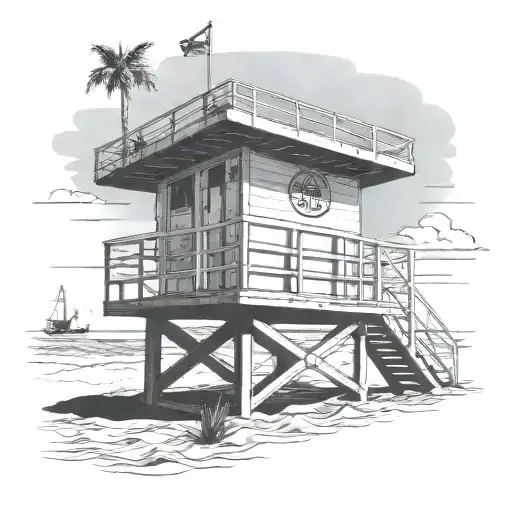 Los Angeles Lifeguard Tower