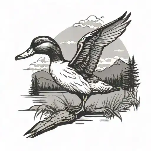 Duck Hiking Trails Winding