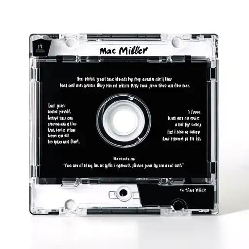 A Cd Case With Mac Miller Song Lyrics