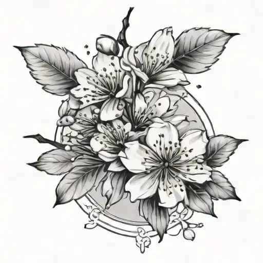 Cherry Blossm With My Name Written Underneath Bryanalee