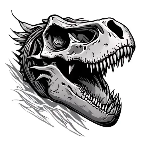 Viking T Rex Skull