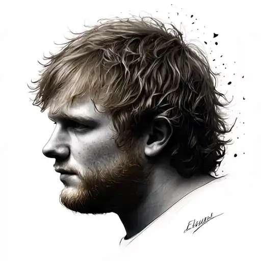 Ed Sheeran Side Profile