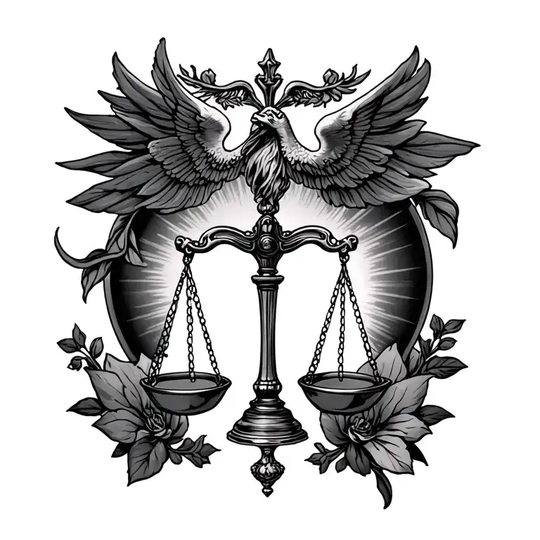 Justice Good And Balance Scale