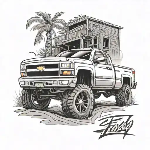 Lifted Chevy Truck