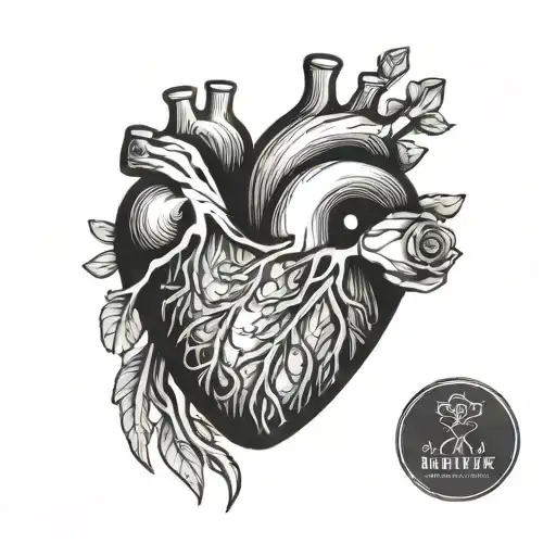 Heart Beat Line With Date