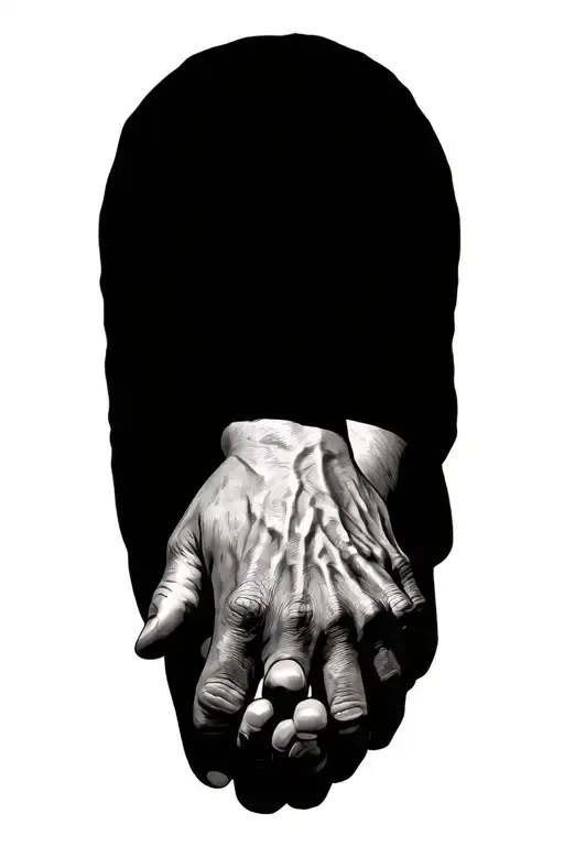 Brother Holding Hands