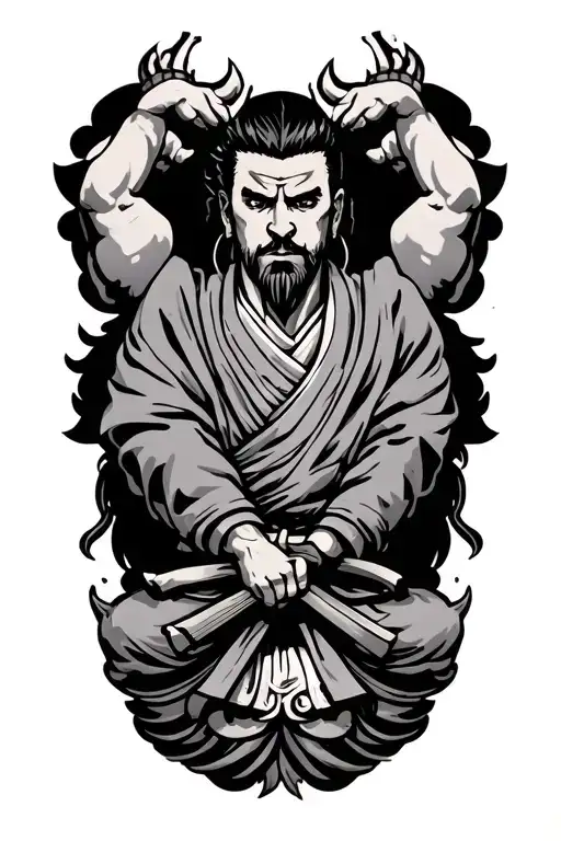 The Figure Is The Eleven Scales And Karate