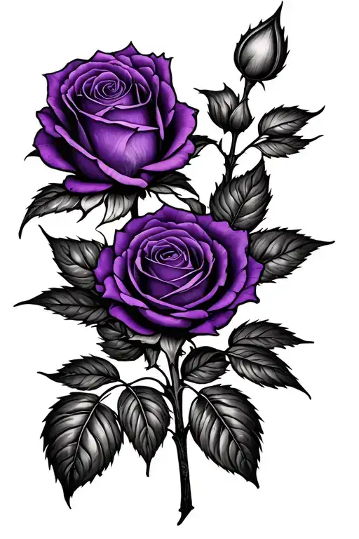 Purple Rose Growing