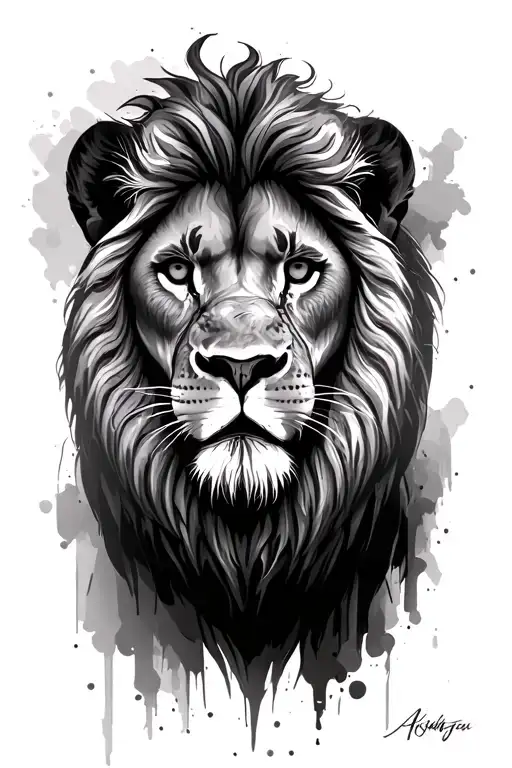 Real Lion Sketch Designs