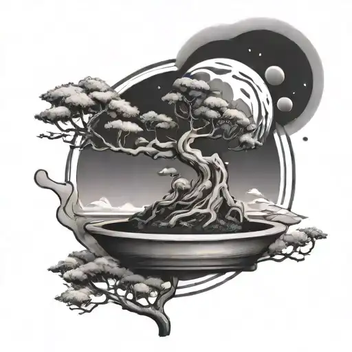 Bonsai And Planets Orbiting