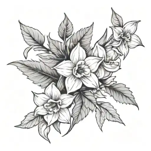 Holly And Narcissus