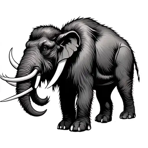Devilish Dark Wooly Mammoth