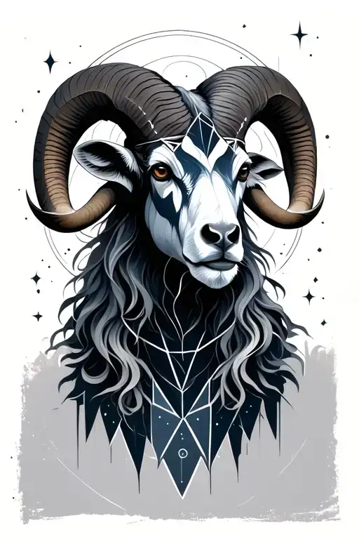 Geometric And Aries Zodiac