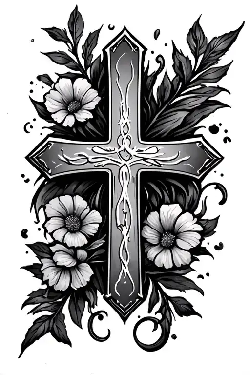 Cross With Bibble Verse