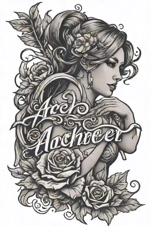 Archer Name Tattoo Motherhood