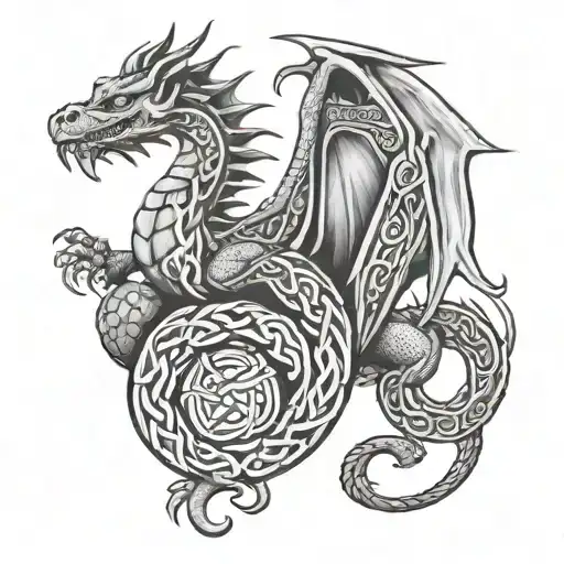 Celtic Knot Dragon