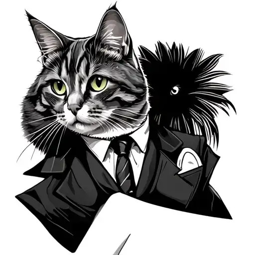 Cat With Suit