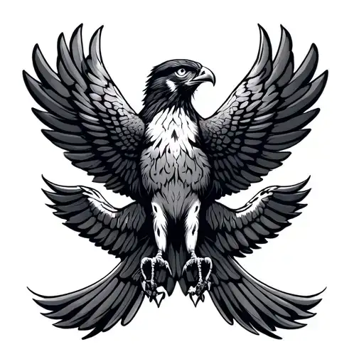 Falcon Wings Ford Logo Morphing
