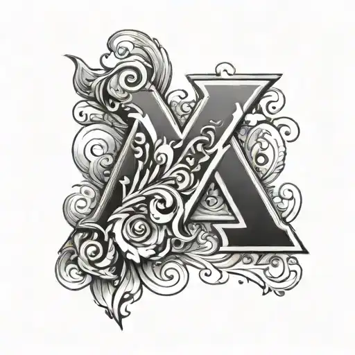 Letter Y And K