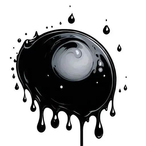 Blood Drop Falling