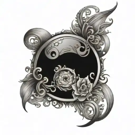 Unique Tattoo Over Belly Button