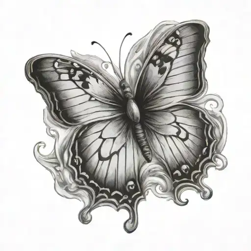 Butterfly Emerging