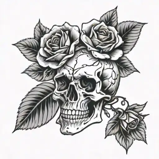 Skull Roses Strength