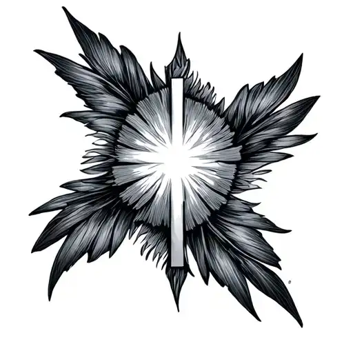 Cross With Sunshine