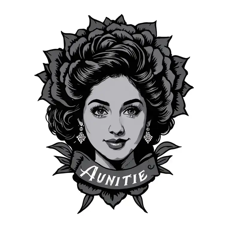 Auntie Tattoo With The Name