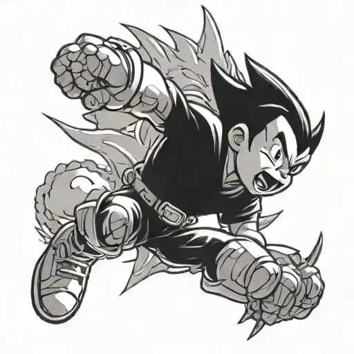 Astroboy Fighting Demons
